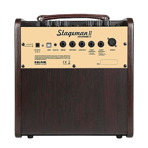Nux AC-80 Stageman II Комбоусилитель для акустической гитары.